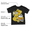 Yellow Ochre 6s DopeSkill Toddler Kids T-shirt Bear Steals Sneaker Graphic
