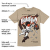 Latte 1s DopeSkill Medium Brown T-shirt Nevermind Graphic