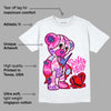 Triple Pink Dunk Low DopeSkill T-Shirt Broken Heart Graphic