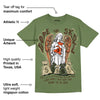 Olive Collection DopeSkill Olive T-shirt Angels Graphic