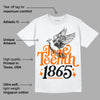 Orange Black White DopeSkill T-Shirt Juneteenth 1865 Graphic