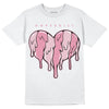 Question Mid Pink Toe DopeSkill T-Shirt Slime Drip Heart Graphic