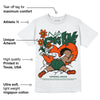 Dunk Team Dark Green Orange DopeSkill T-Shirt No Fake Love Graphic