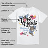 Cobalt Bliss 3s DopeSkill T-Shirt New Love Heals Graphic