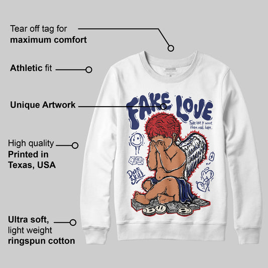 Rare Air 11s DopeSkill Sweatshirt False Love Graphic