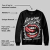 Bred Velvet 11s DopeSkill Sweatshirt Lick My Kicks Graphic