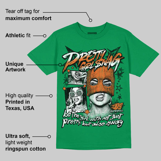 Green Collection DopeSkill Green T-shirt Pretty Girl Swag Graphic