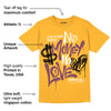 Brotherhood 1s High OG DopeSkill University Gold T-shirt No Money No Love Typo Graphic