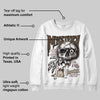A Ma Maniere x Dark Mocha 4s DopeSkill Sweatshirt Mystery Ghostly Grasp Graphic