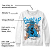 Military Blue 4s DopeSkill Sweatshirt Money Bag Coming Up Graphic