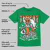 SP Nina Chanel Abney Bicoastal 3s DopeSkill Green T-shirt Threat Graphic