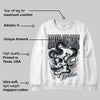 Wolf Grey 5s DopeSkill Sweatshirt Drip or Die Graphic