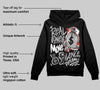 Black Cement 3s DopeSkill Hoodie Sweatshirt Real Ones Move In Silence Graphic