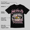 Stars Court White/Pink DopeSkill T-Shirt Hot Mouth Graphic