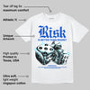 Royal Blue 'Risk Is Better Than Regret' DopeSkill Graphic T-Shirt