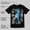 University Blue 14s DopeSkill T-Shirt Built Different Graphic