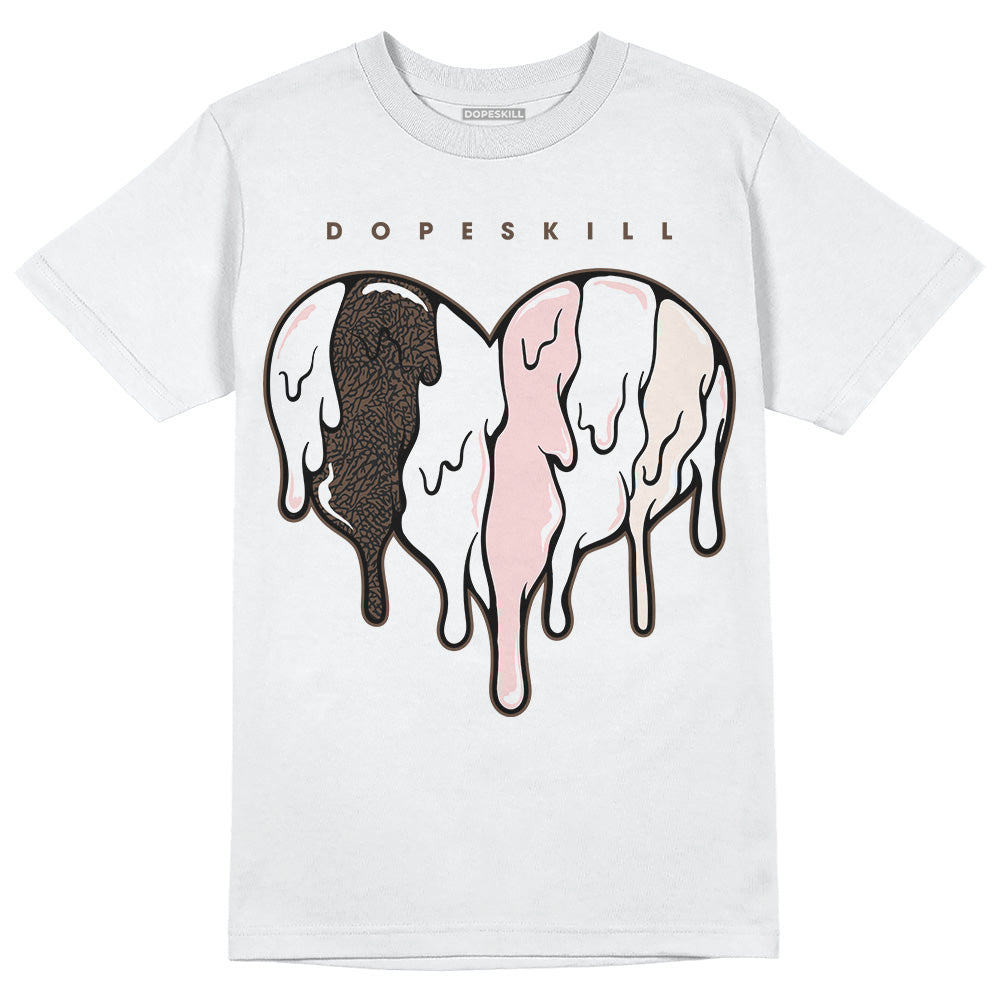 Jordan 3 Neapolitan DopeSkill T-Shirt Slime Drip Heart Graphic Streetwear