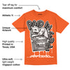 Georgia Peach 3s DopeSkill Orange T-shirt Paid In Full Graphic