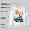 Orange 'Risk Is Better Than Regret' DopeSkill Graphic Sweatshirt