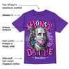 PURPLE Collection DopeSkill Purple T-shirt Money Don't Lie Graphic