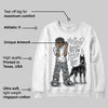 Wolf Grey 5s DopeSkill Sweatshirt My Grind Won't Let Me Lose Graphic