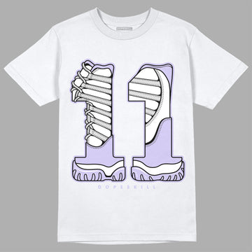 AJ 11 Low Pure Violet DopeSkill T-Shirt No.11 Graphic