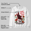 Red Cement 4S DopeSkill Sweatshirt Reap What You Sow Graphic