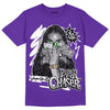 Jordan 13 Court Purple DopeSkill Purple T-shirt NPC Graphic Streetwear