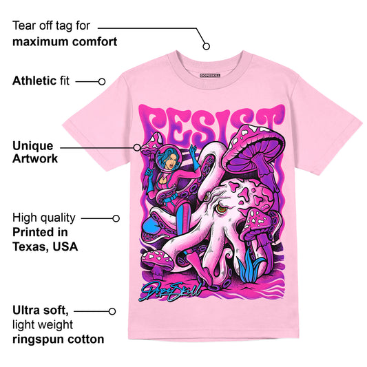 Pink Collection DopeSkill Pink T-shirt Resist Graphic