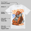 Orange 'Grind Pray' DopeSkill Graphic T-Shirt