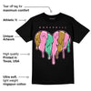 Dunk Playful Pink Multi Color Bronzine Clear Jade Luminous Green DopeSkill T-Shirt Slime Drip Heart Graphic