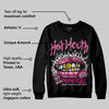 Rick RO Pink Leather Sneakers DopeSkill Sweatshirt Hot Mouth Graphic