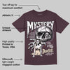 Burgundy Crush 3s DopeSkill Maroon T-shirt Mystery Ghostly Grasp Graphic