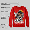 Bred Velvet 11s DopeSkill Red Sweatshirt Heaven Sent Graphic