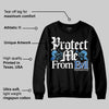 Blueberry 12s DopeSkill Sweatshirt Protect Me From Evil Graphic