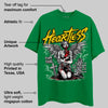 Green Collection DopeSkill Green T-shirt Heartless Graphic