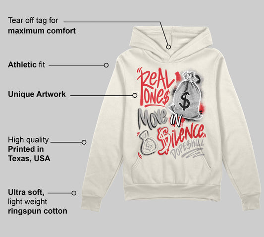 Sail 1s OG DopeSkill Hoodie Sweatshirt Real Ones Move In Silence Graphic