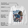 French Blue 12s DopeSkill Sweatshirt Stressless Graphic