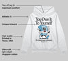 Legend Blue 11s DopeSkill Hoodie Sweatshirt Owe It To Yourself Graphic