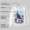 Midnight Navy 3s DopeSkill Sweatshirt Reap What You Sow Graphic