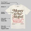 Baroque Brown 1s DopeSkill T-Shirt Money Is Our Motive Typo Graphic