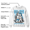Military Blue 4s DopeSkill Sweatshirt Real Lover Graphic