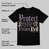 Violet Ore 3s DopeSkill T-Shirt Protect Me From Evil Graphic