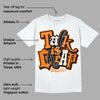 Orange Black White DopeSkill T-Shirt Talk Is Chip Graphic