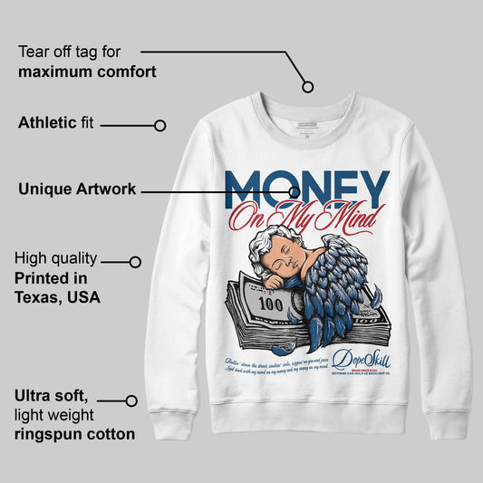 French Blue 12s DopeSkill Sweatshirt MOMM Graphic