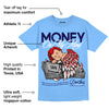 Powder Blue 9s DopeSkill Sky Blue T-shirt MOMM Graphic