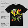 Neon Green Collection DopeSkill T-Shirt New Love Heals Graphic