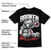 Black and White 14s DopeSkill T-Shirt Sick Bear Graphic