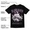 Mauve Off-Noir 2s DopeSkill T-Shirt Slow Burn Graphic