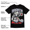 Bred Reimagined 4s DopeSkill T-Shirt Sick Bear Graphic